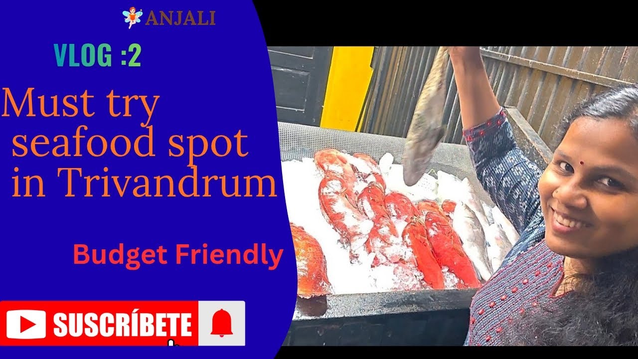 രുചി തേടി ഒരു യാത്ര😋Vlog :2shankumugham best seafood🥰🧚🏻Anjali കടൽ കണ്ട് ഭക്ഷണം കഴിക്കാം😊