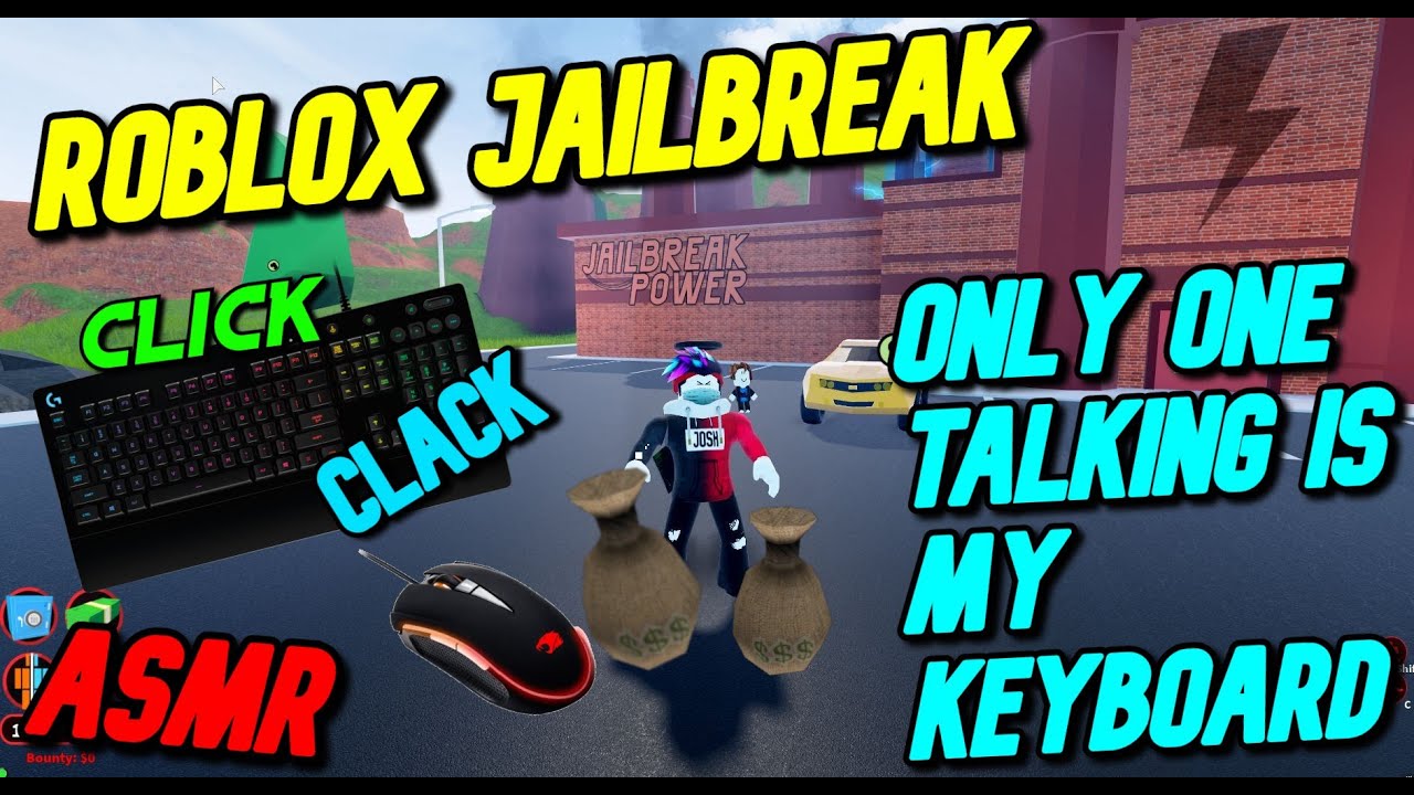 ROBLOX JAILBREAK...But My Keyboard Is Talking For Me | Jailbreak ASMR