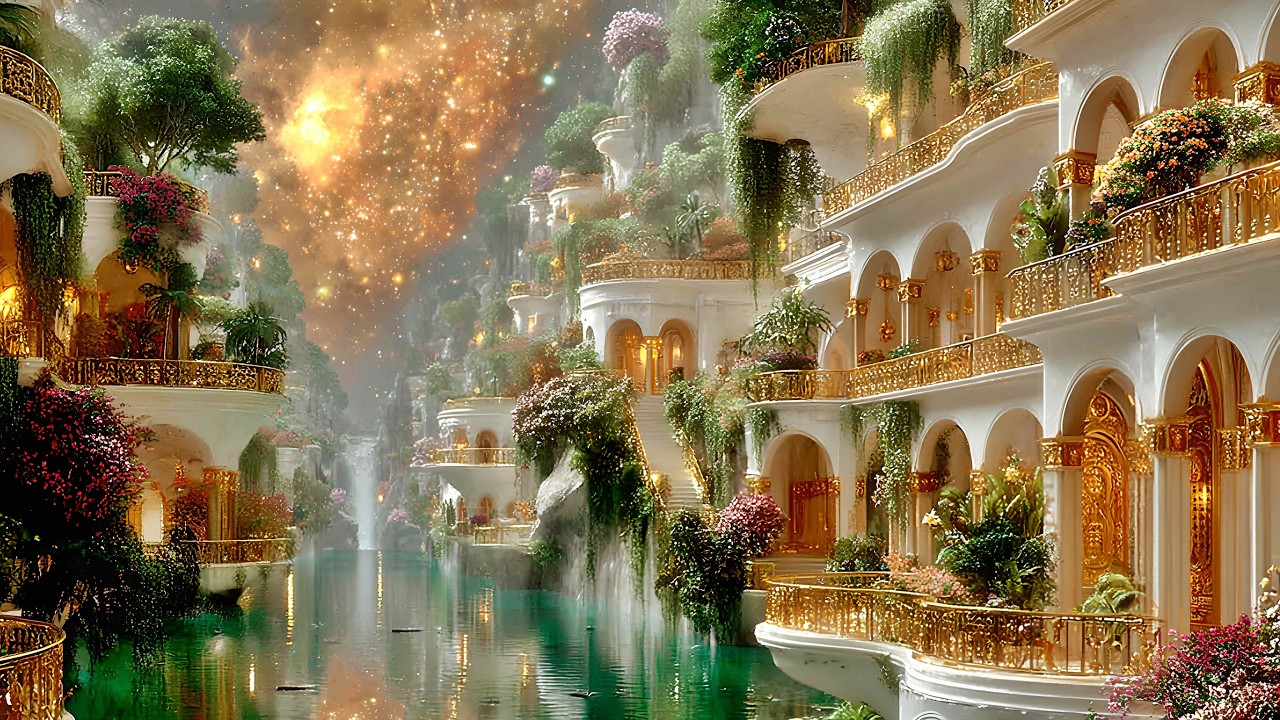 Enter the Heavenly Temples | 4K Voyage Through Celestial Palaces & Realms of Light