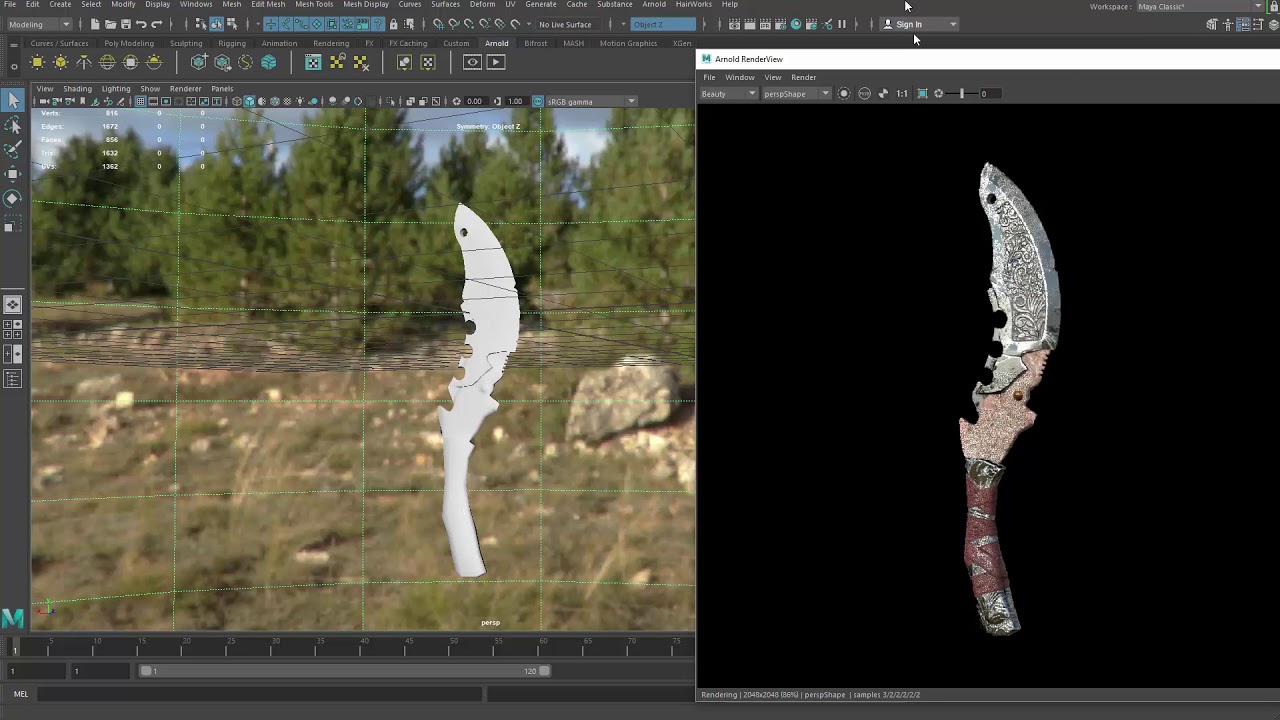 21 Substance Painter Rendering In Arnold