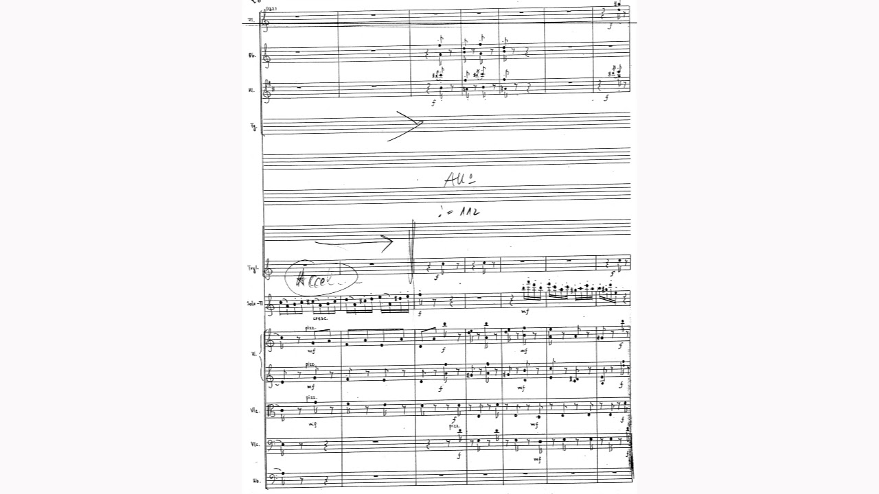 Carl Reinecke - Ballade for Flute and Orchestra, Op. 288 (1911) [Score-Video]