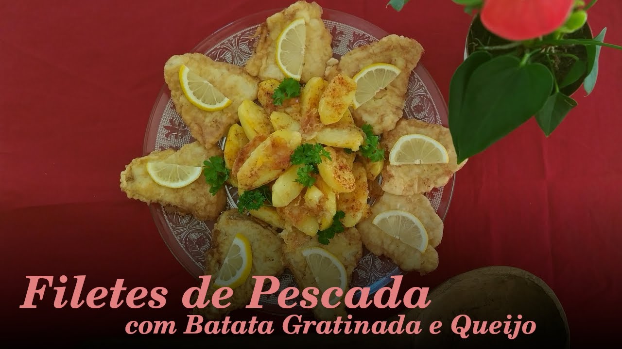 Como Fazer: Filetes de Pescada com Batata Gratinada e Queijo | O Cantinho da Fanny