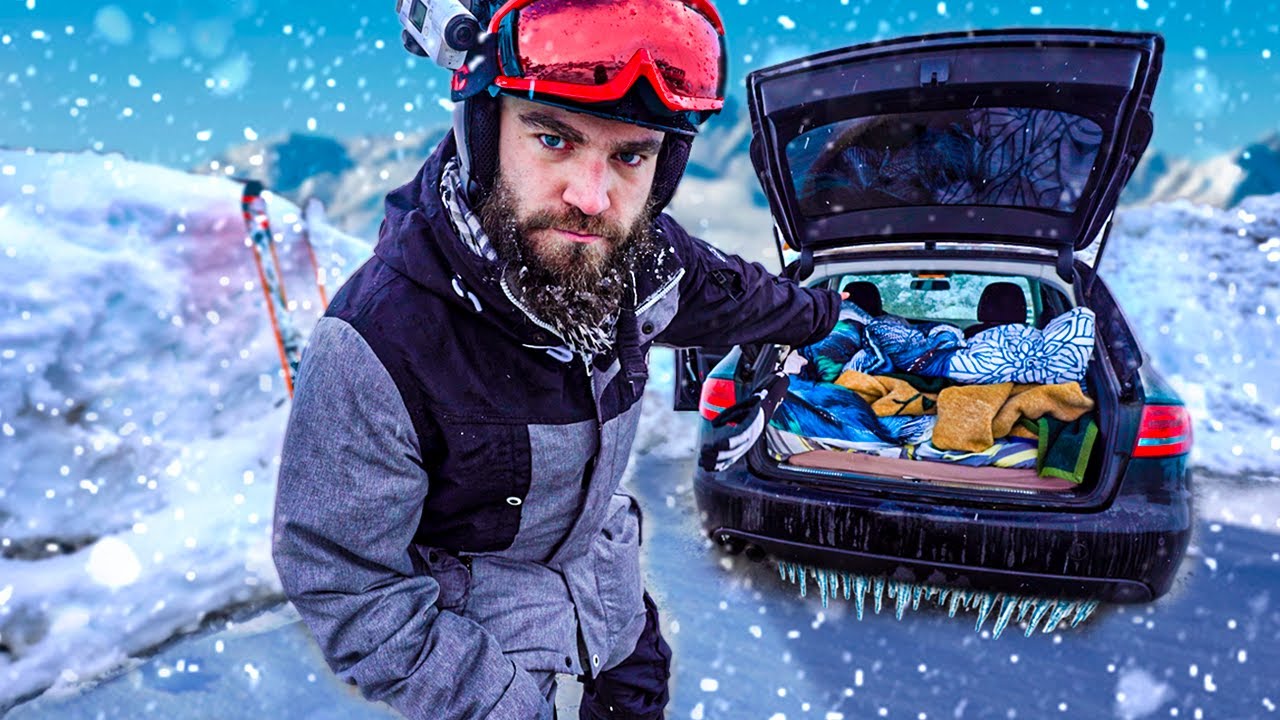 3 дня в лыжном кемпинге при температуре -5 градусов.