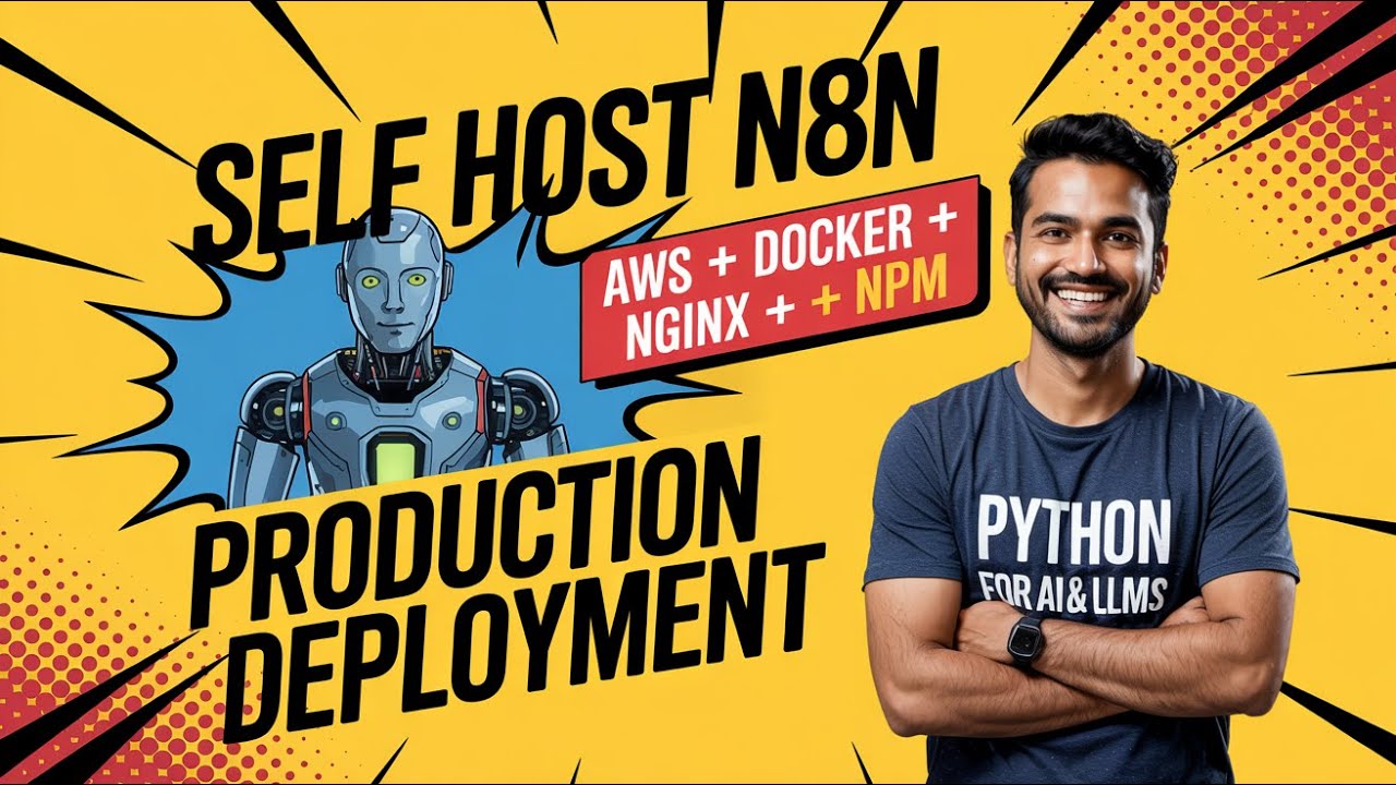 🔥 Deploy N8N with PostgreSQL & NGINX Proxy Manager using Docker | Full Step-by-Step Setup [2025]