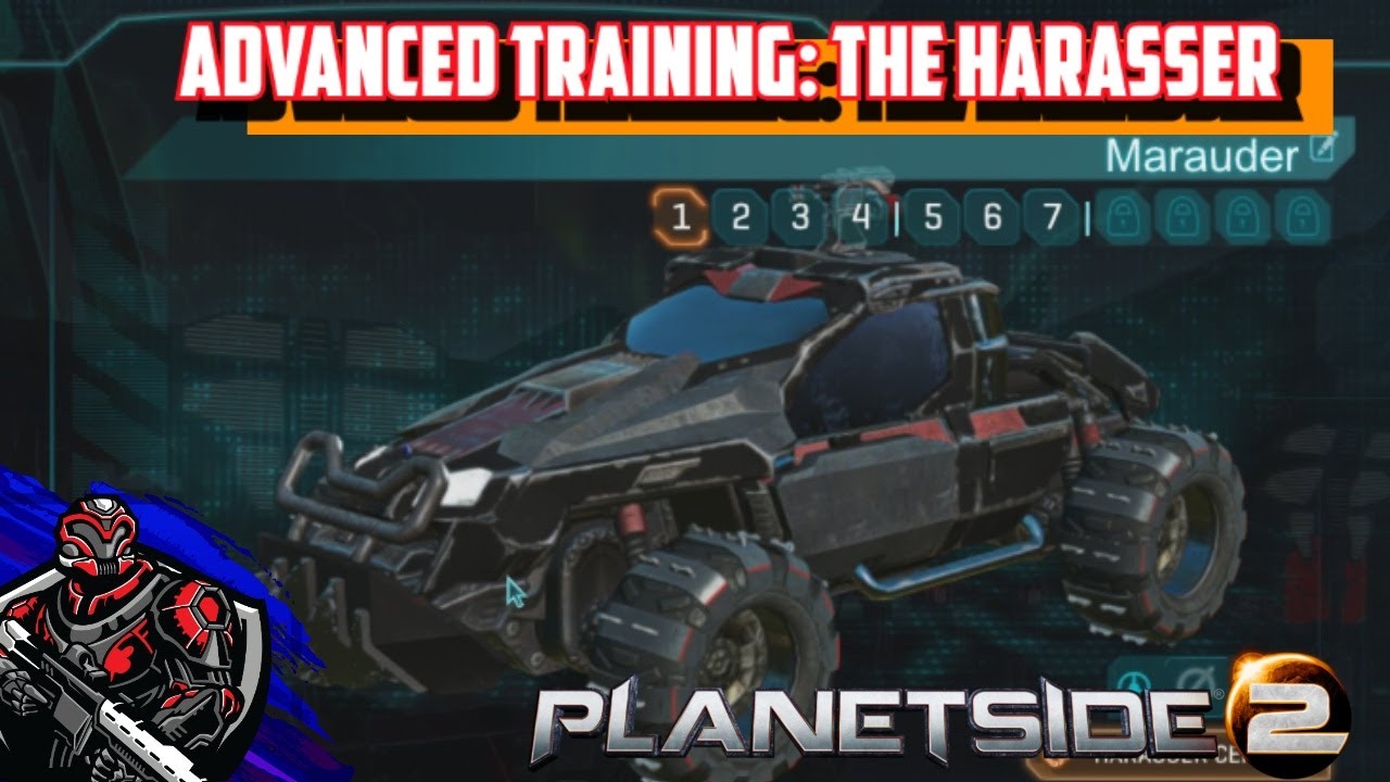 Advanced Training : The Harasser | Fast attack in Planetside 2