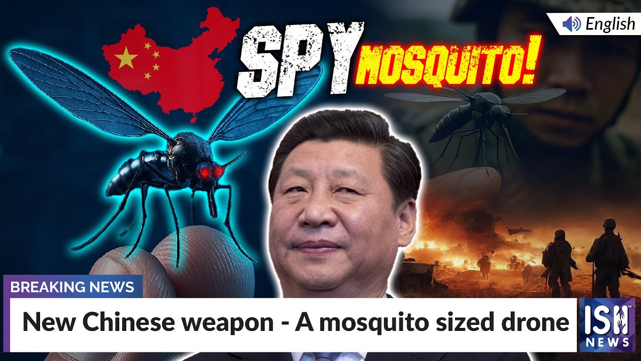 New Chinese Weapon - A Mosquito-Sized Drone | ISH News