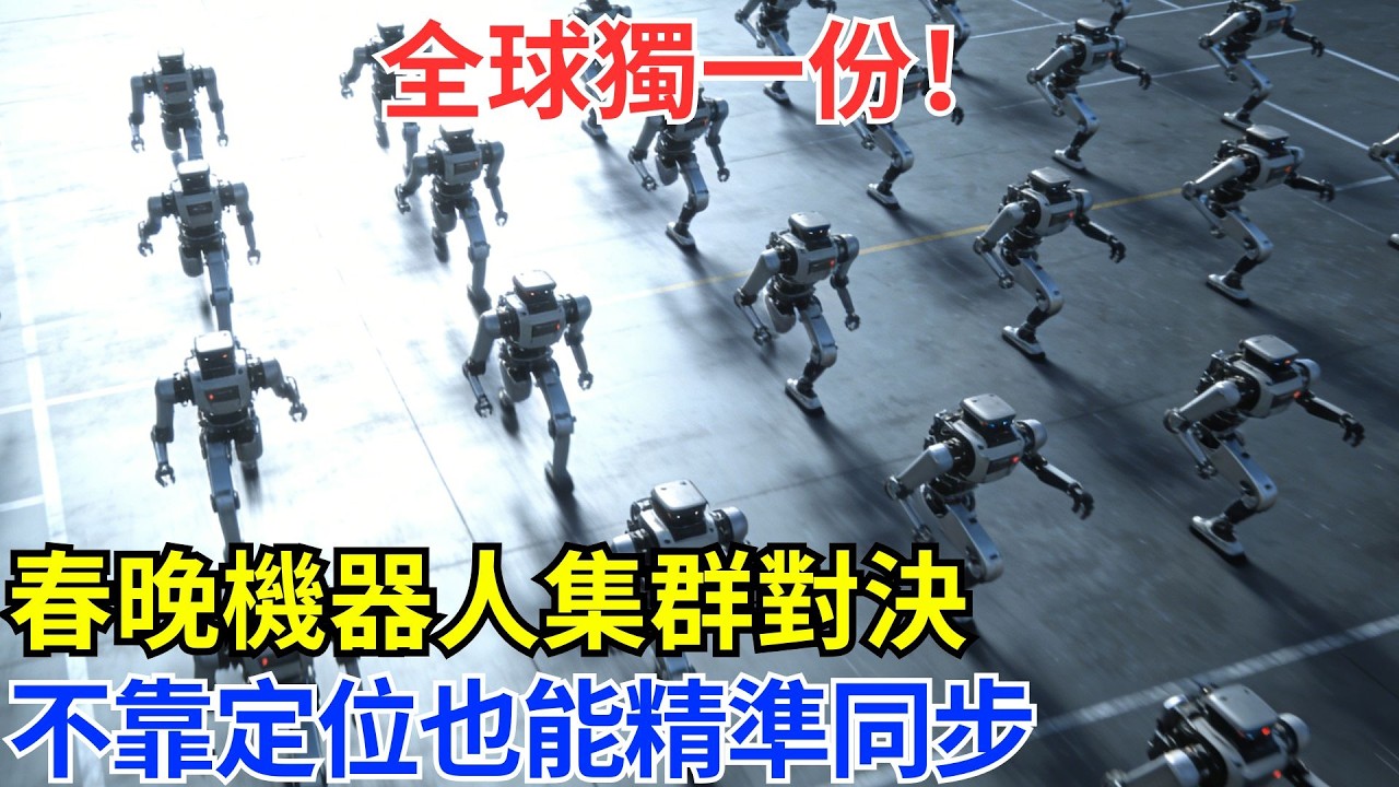 全球首次！春晚機器人全自主集群比武，沒有外部定位竟能零誤差配合#基建 #科技 #科普 #奇跡 #世界奇跡 #基建狂魔