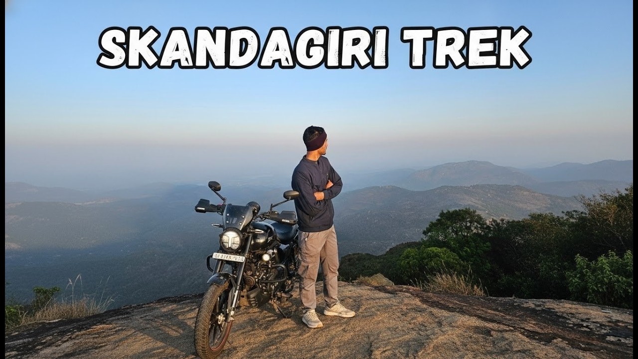 3AM Bike Ride to Skandagiri Trek | TVS Ronin vs Bullet 350 | Epic Sunrise Timelapse 🌄
