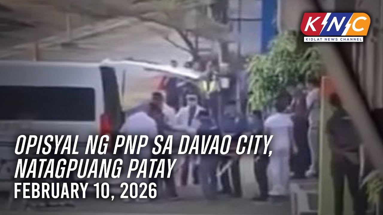 Opisyal ng PNP sa Davao city, natagpuang patay | Kidlat News Channel (Feb 10 2026 10AM)