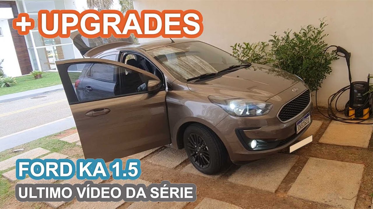 Todos os acessórios Ford Ka 1.5 SE PLUS. Farois LED OSRAM, Interior portas BLACK PIANO, RODAS E MAIS