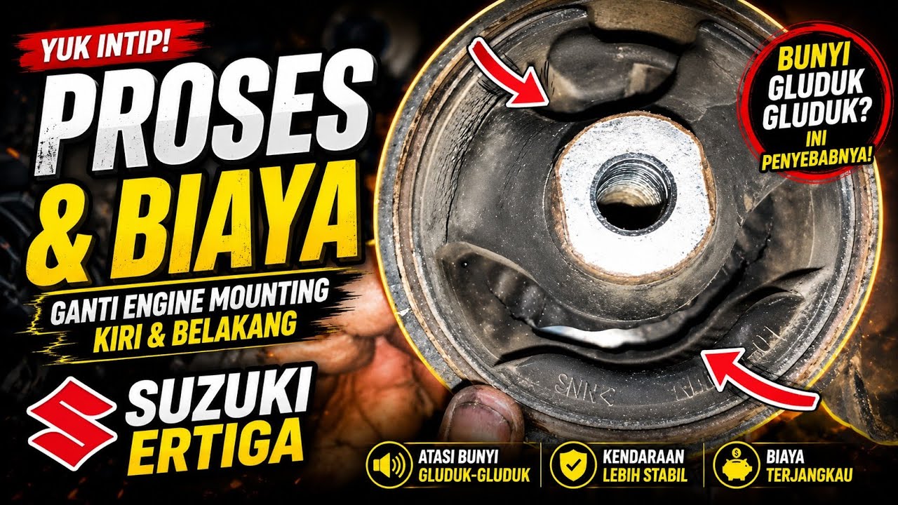 Proses & Biaya Penggantian Engine Mounting Kiri dan Belakang Suzuki Ertiga