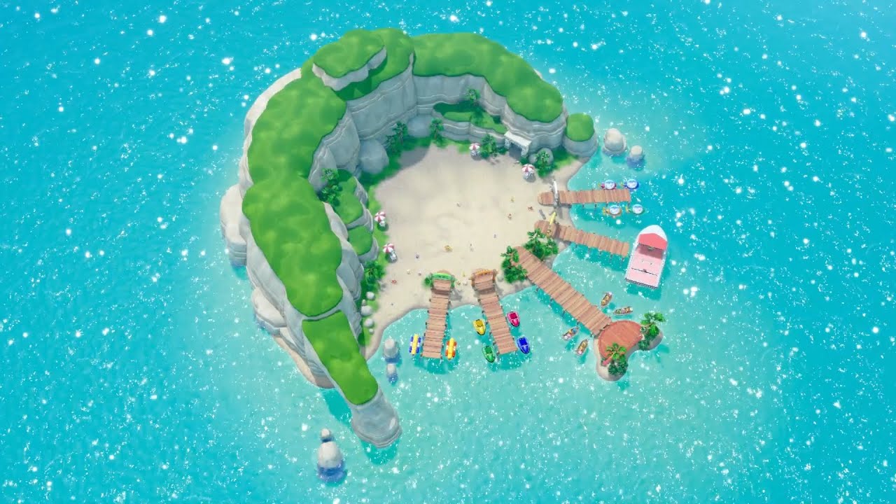 Super Mario Party Jamboree Minigame Bay #1 Ninji, Shy Guy, Toad, Toadette
