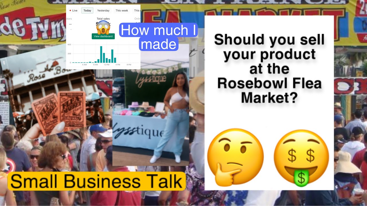 MY FIRST TIME BEING A VENDOR AT THE ROSE BOWL FLEA MARKET (IS IT WORTH IT?)