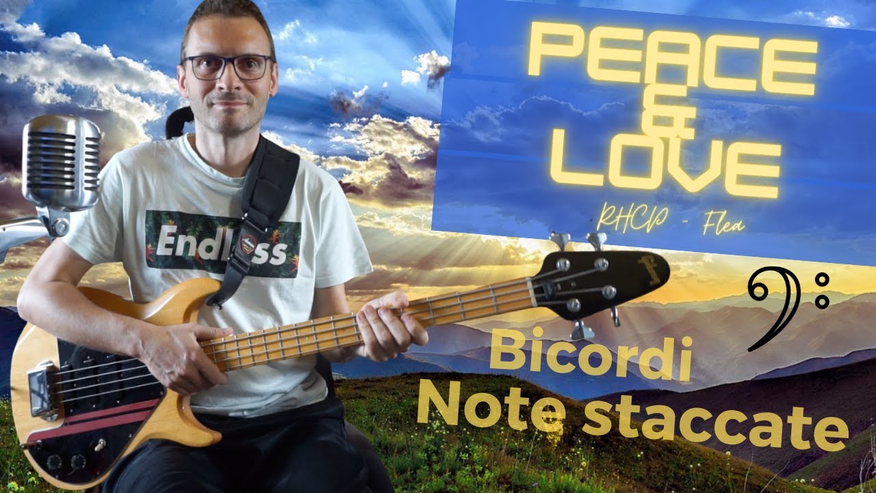 Suoniamo Bicordi e Note Staccate sul Basso con Peace and Love di Flea  RHCP