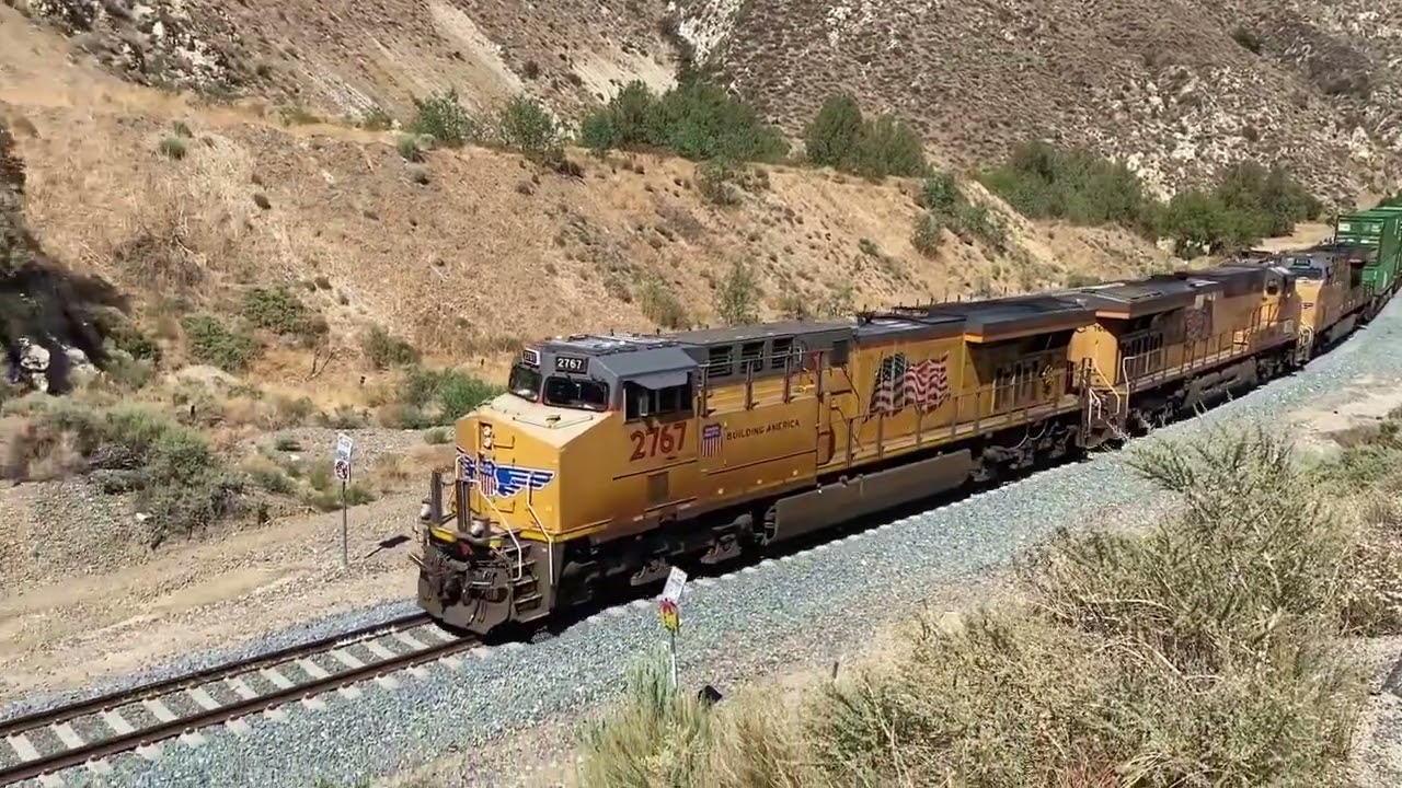 Union Pacific Railroad in Soledad Canyon CA