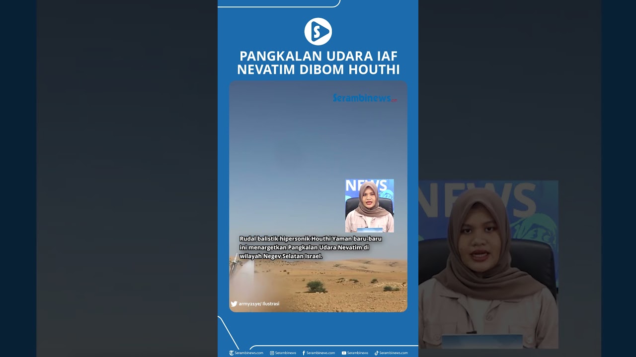 IDF Ogah Akui Pangkalan Udaranya Sukses Dihantam Rudal Hipersonik Palestine-2 Houthi Yaman
