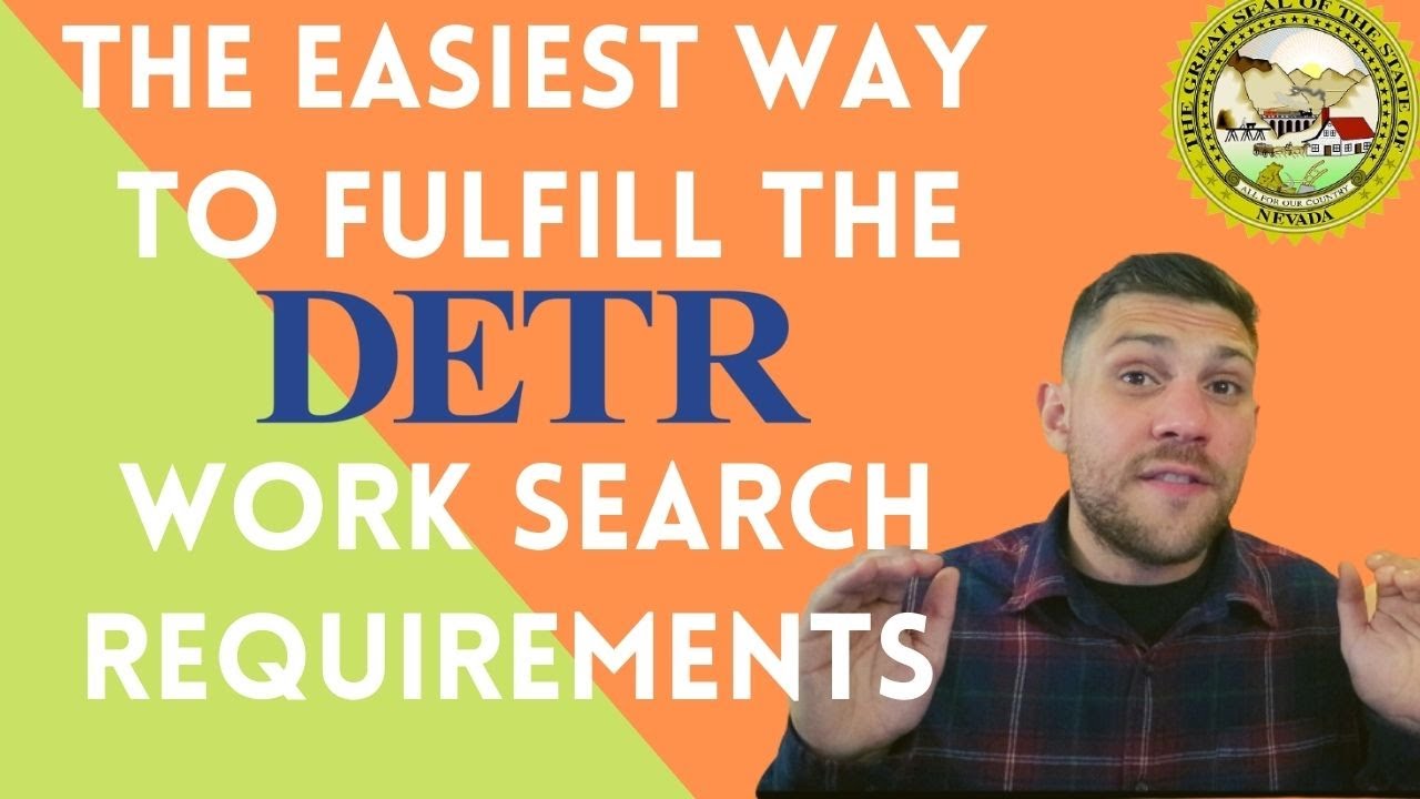 The EASIEST way to fulfill DETR work search requirements