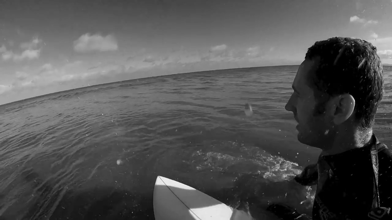 Surfing the Rhos Point Reef