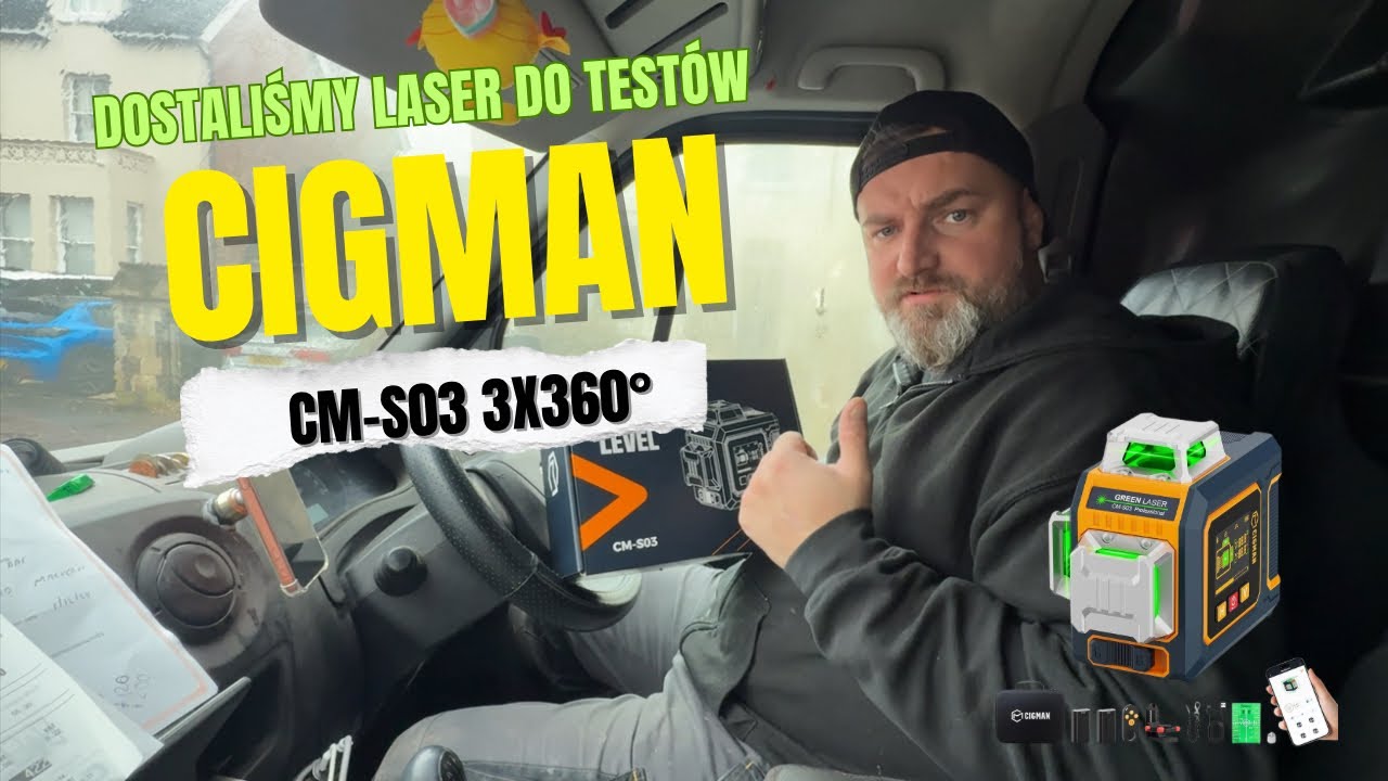 Dostaliśmy LASER od CIGMAN do test&oacute;w&hellip; a dzień p&oacute;źniej PRZYSŁALI STATYW! 😳
