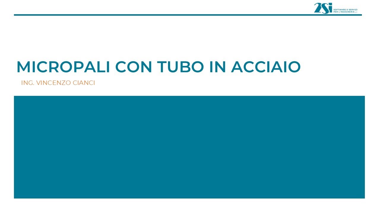 PRO_SAP Tutorial: MICROPALI CON TUBO IN ACCIAIO