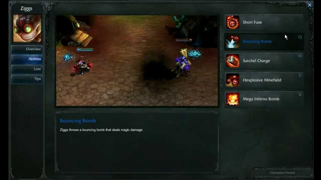 Ziggs abilities - League of Legends GURU