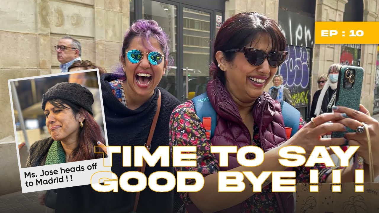 Eurotrip Ep 10 | Time to say Good Bye !!! Ms. Jose heads off to Madrid ! | Ranjini Haridas Vlogs