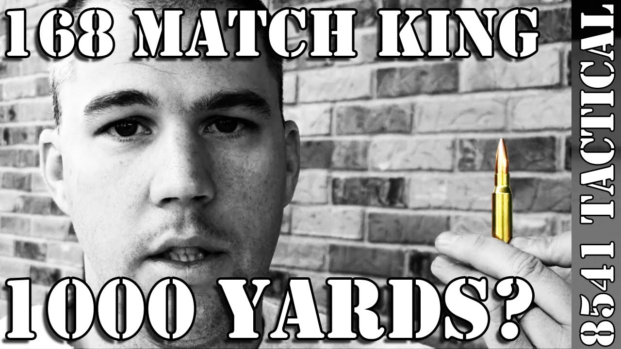 168gr Sierra Match King (SMK) at 1000 yards .308 Winchester