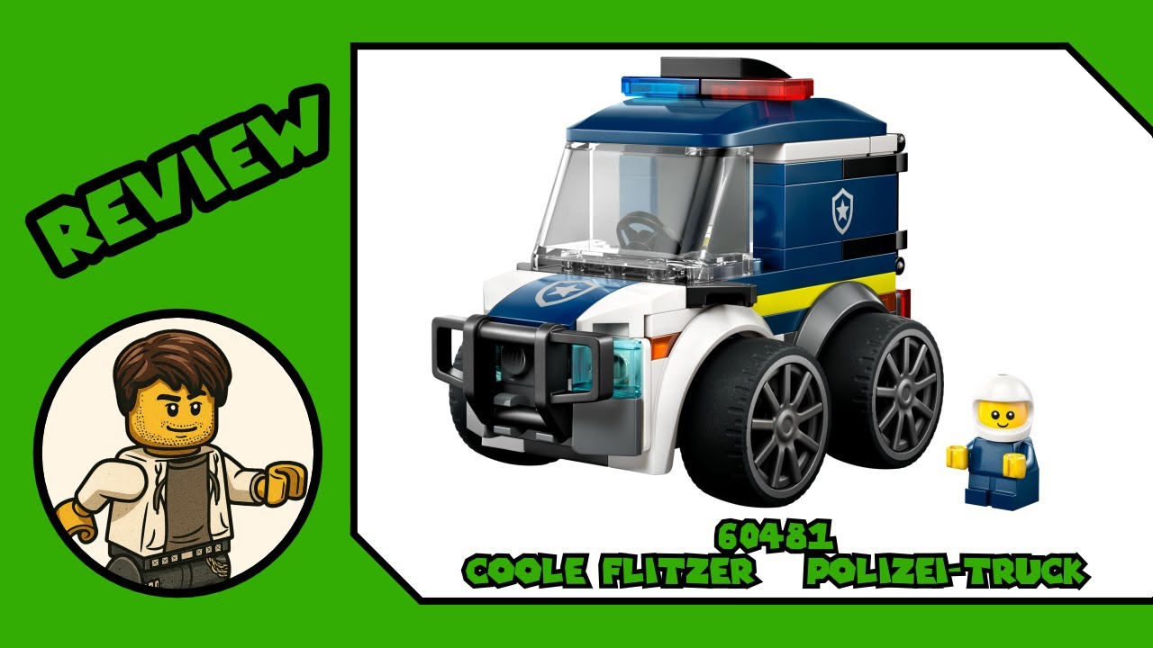 [Review] - Lego City 60481 Coole Flitzer – Polizei-Truck -