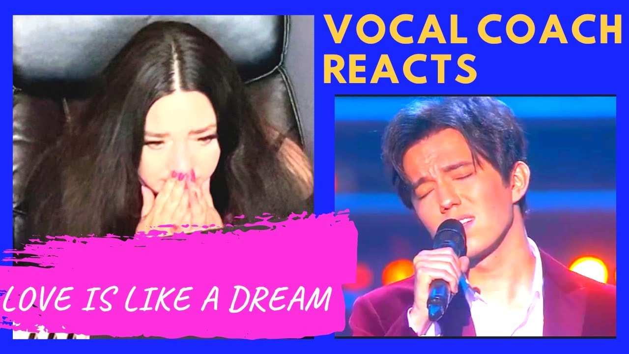 Vocal Coach Reacts to DIMASH singing Love Is Like A Dream/DIMASH REACTION/ EMOTIONAL