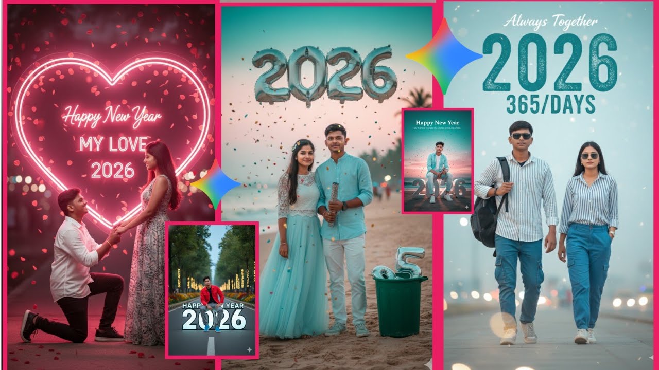 1 Minute Me New Year 2026 Image 😍 | Google Gemini AIp