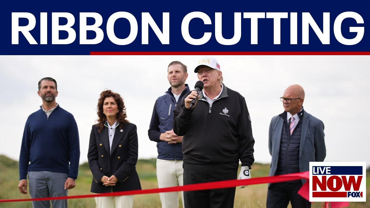 WATCH: Pres. Trump opens Trump International Golf Links in Scotland