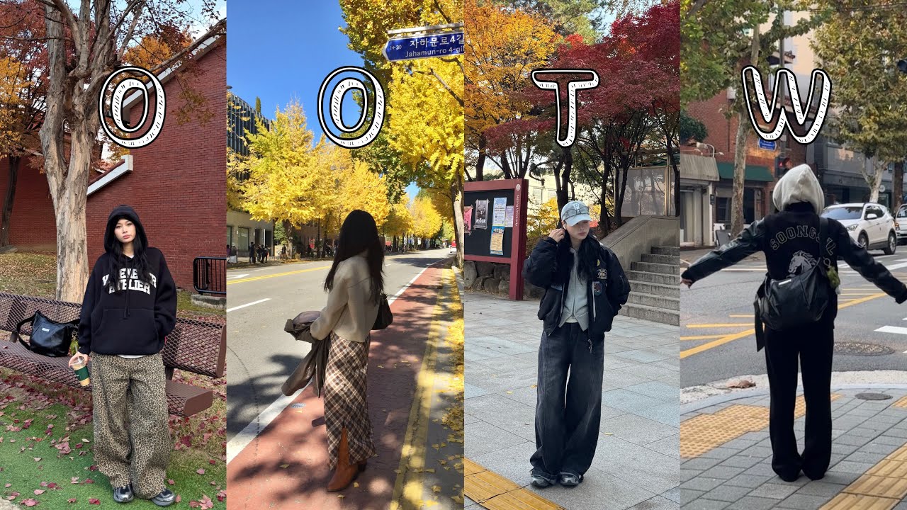 FALL IN SEOUL | Một tuần mình mặc gì ? Ăn gì ?