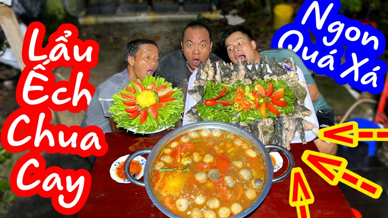 TXTV - Thánh Xàm Làm Nồi Lẩu Ếch Chua Cay Đêm Mưa Gió Đãi Team Ăn Ngon Nhức Nách