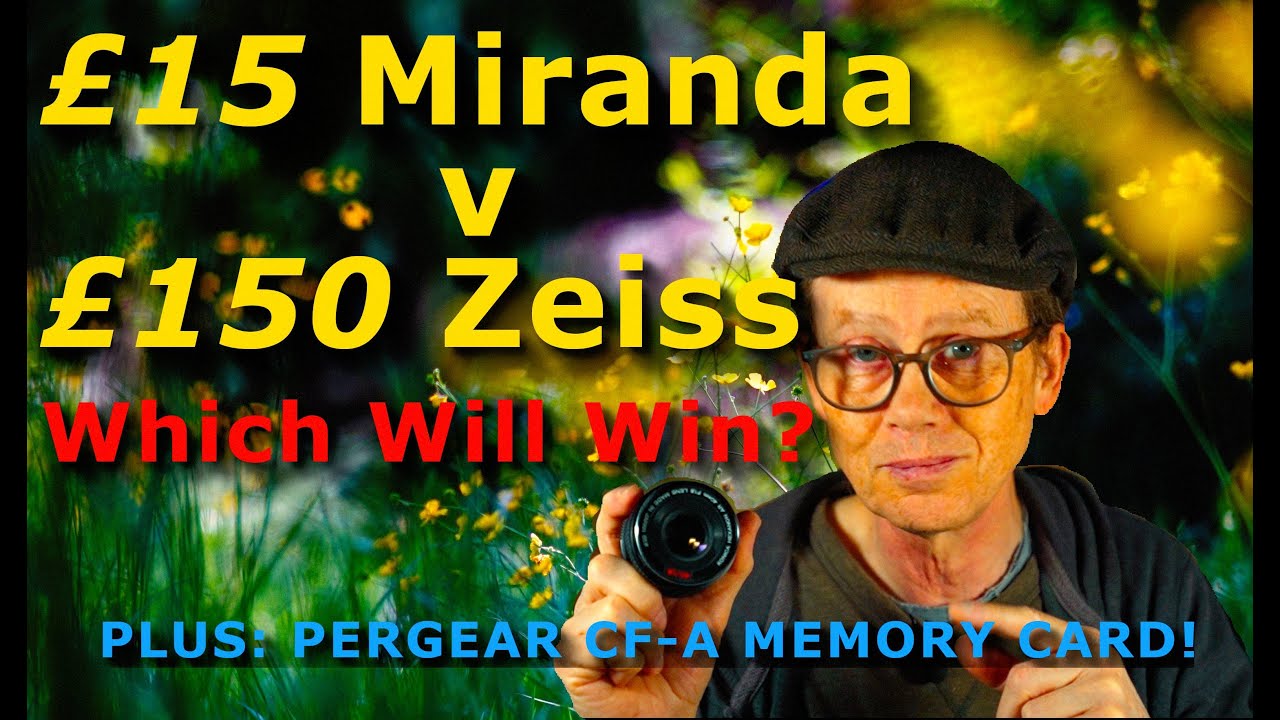 Be CAREFUL What You Pay For! Zeiss Planar 50mm f1.7 v Miranda 50mm f2 PLUS Pergear CF-A Memory Card