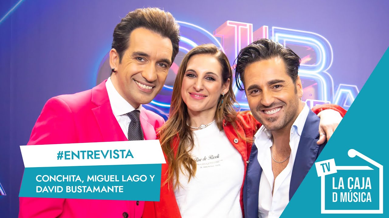 DAVID BUSTAMANTE, CONCHITA y MIGUEL LAGO: 