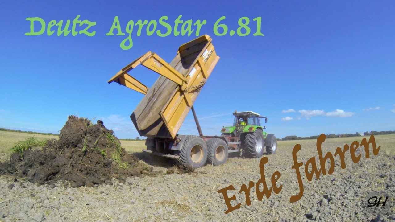 Deutz AgroStar 6.81 am Erde fahren