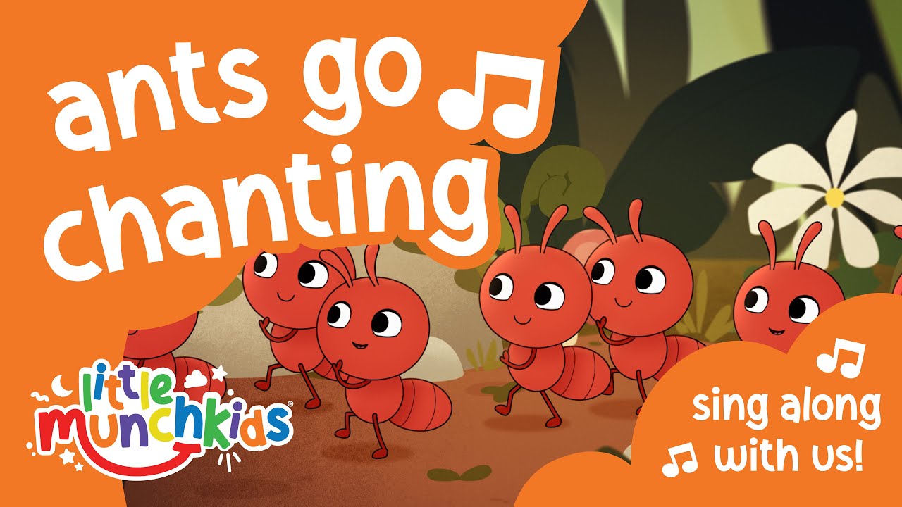 Ants go chanting 🐜 Islamic Songs for kids 🎵 Little Munchkids