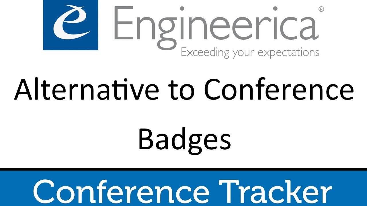 Alternative to Conference Badges  - Conference Tracker Webinar Series