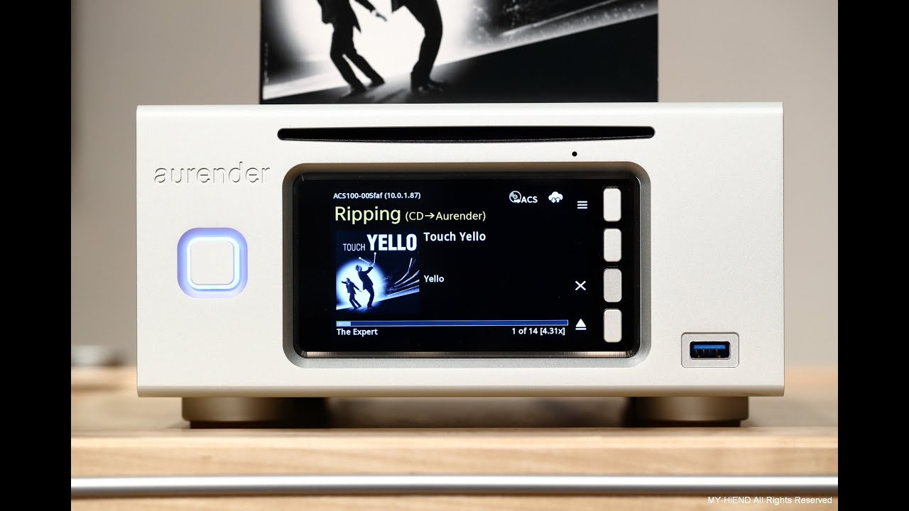可轉錄儲存的數位串流轉盤: Aurender ACS100音樂伺服器