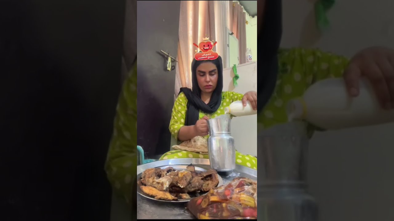 غدانه اليوم سمج وطرشي ولبن بارد😍😋 الفروخ نجلبت ع مشتره/بث زينب بت الديوانية#زينب_بنت_الديوانيه