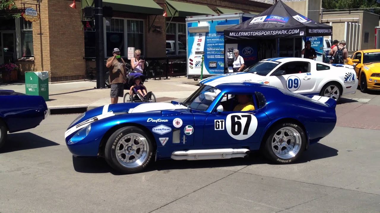 Shell Valley Motors Series II Daytona Coupe being put away