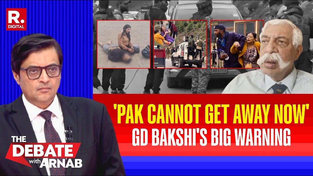 Pahalgam Terror Attack | Pak Cannot Get Away With This Cowardly Attack: GD Bakshi's Ultimate Warning