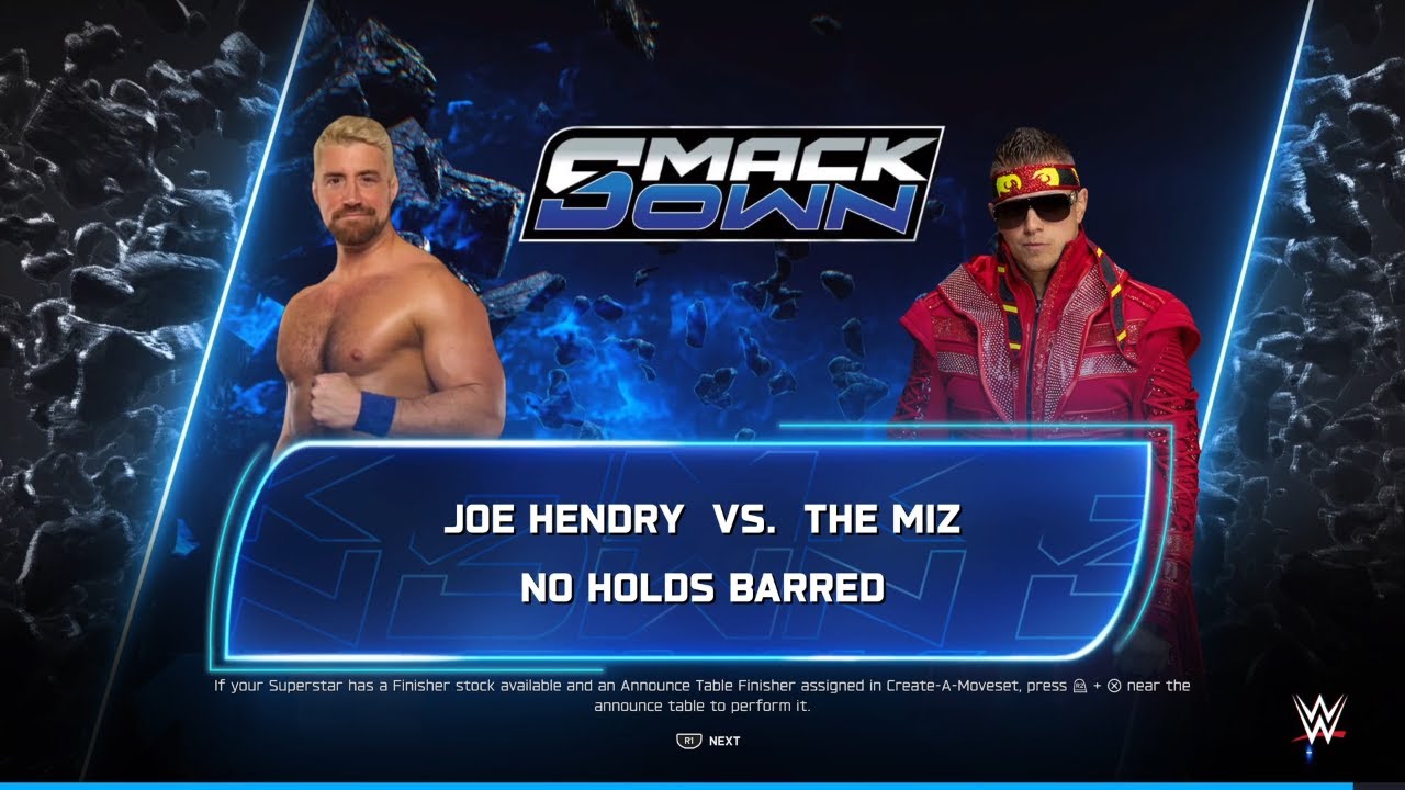Smackdown 2025-12-26 : Joe Hendry vs. The Miz - Street Fight