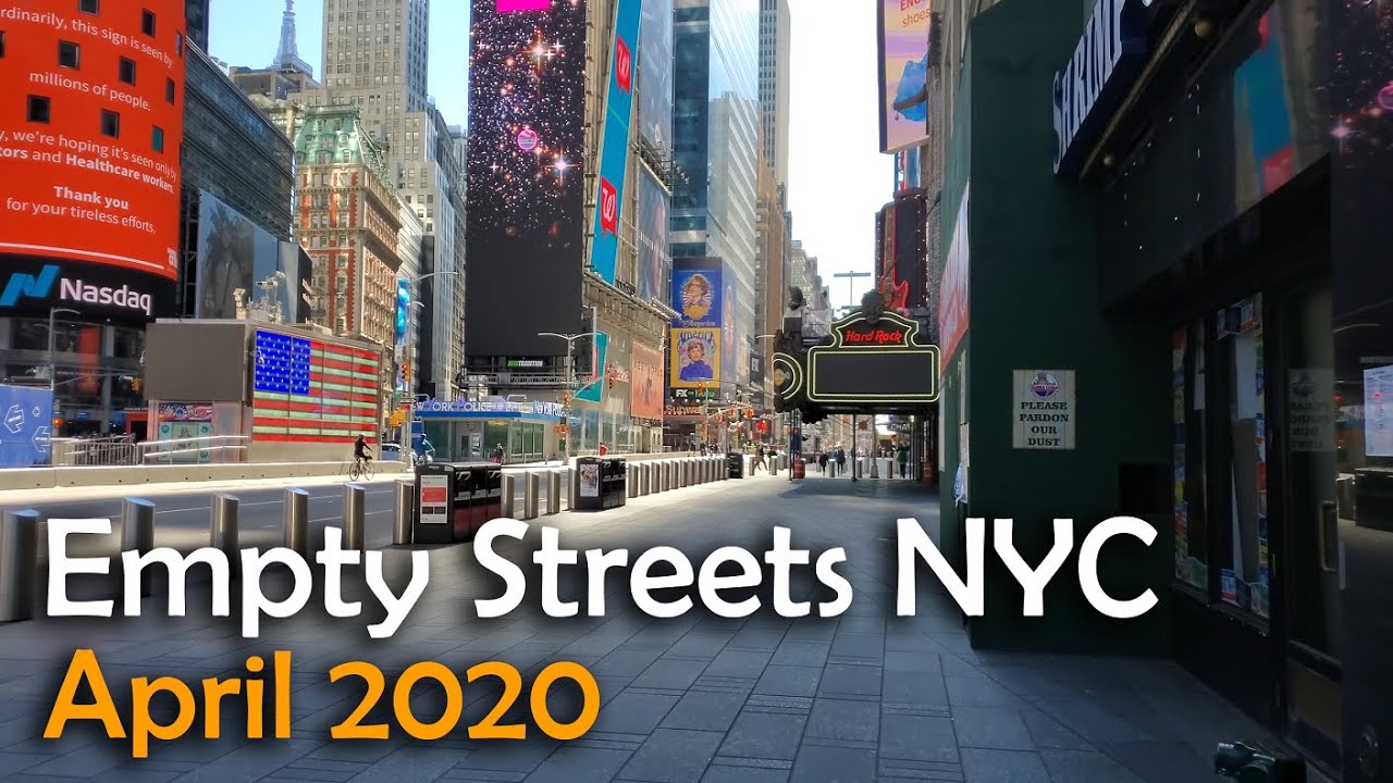 Empty Streets NYC - Times Square, Herald Square, & Bryant Park | April 2020