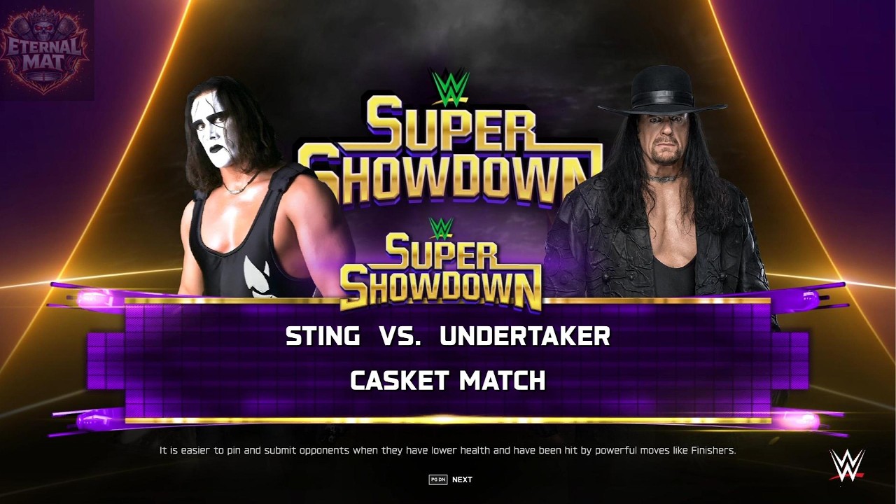 The Undertaker vs Sting | Casket Match