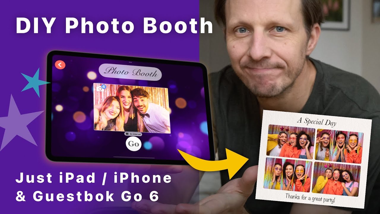 Easy Photo Booth with just iPad and Guestbook Go