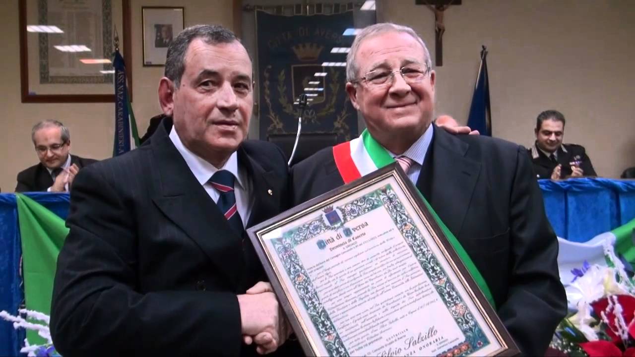 Aversa (CE) - Cittadinanza onoraria al luogotenente Salzillo