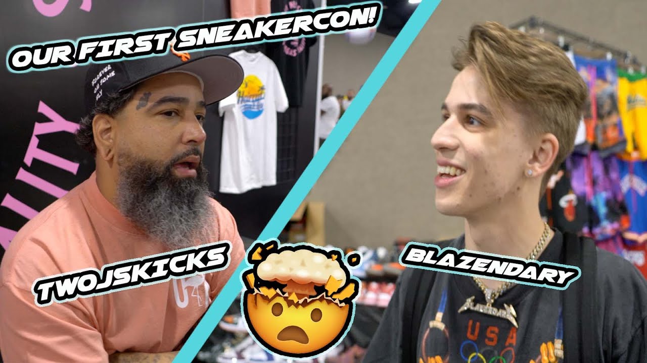 OUR FIRST EVER SNEAKERCON! (Ft. Twojskicks & Blazendary & The Common Hype) $1M IN FIT CHECKS!