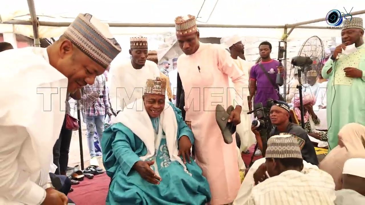 The Moment Mukadam Agba Fadilat Sheikh Sulaimon Daboronu Arrived at Jaji Autos Wedding