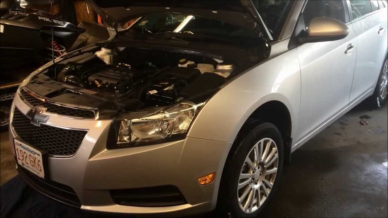 Замена масла Chevy Cruze ECO 2013 1.4T